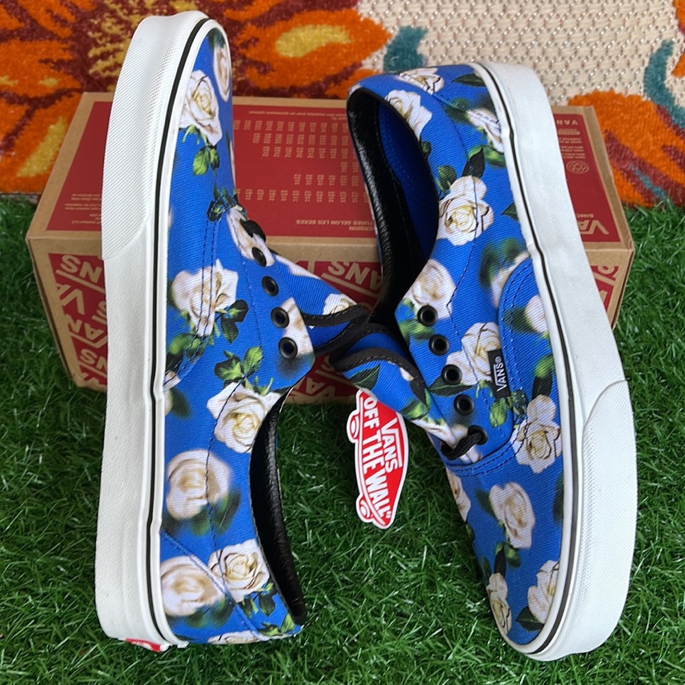 Vans Era Romantic Floral Lapis Blue / True White Men’s sneakers - Picture 12 of 16